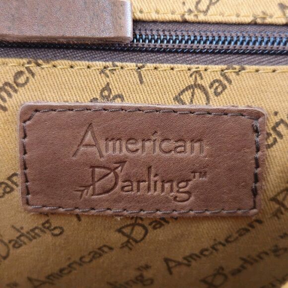 American Darling Saddle Blanket Leather Crossbody Bag Western Fringed Purse - Picture 11 of 11